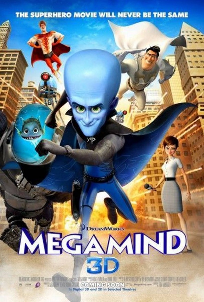 Megamind (2010) BRRip 420p 300MB Dual Audio | Downloadhub Poster Of Megamind (2010) In Hindi English Dual Audio 300MB Compressed Small Size Pc Movie Free Download Only At downloadhub.in